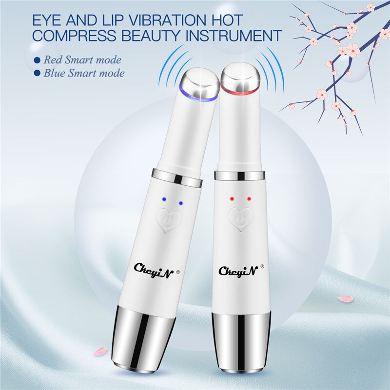 Verwarming Therapie Ionen Trillingen Oog Massager Skin Aanscherping Donkere Cirkel Remover Rimpel Anti-Aging Beauty Lifing Oogzorg Devic