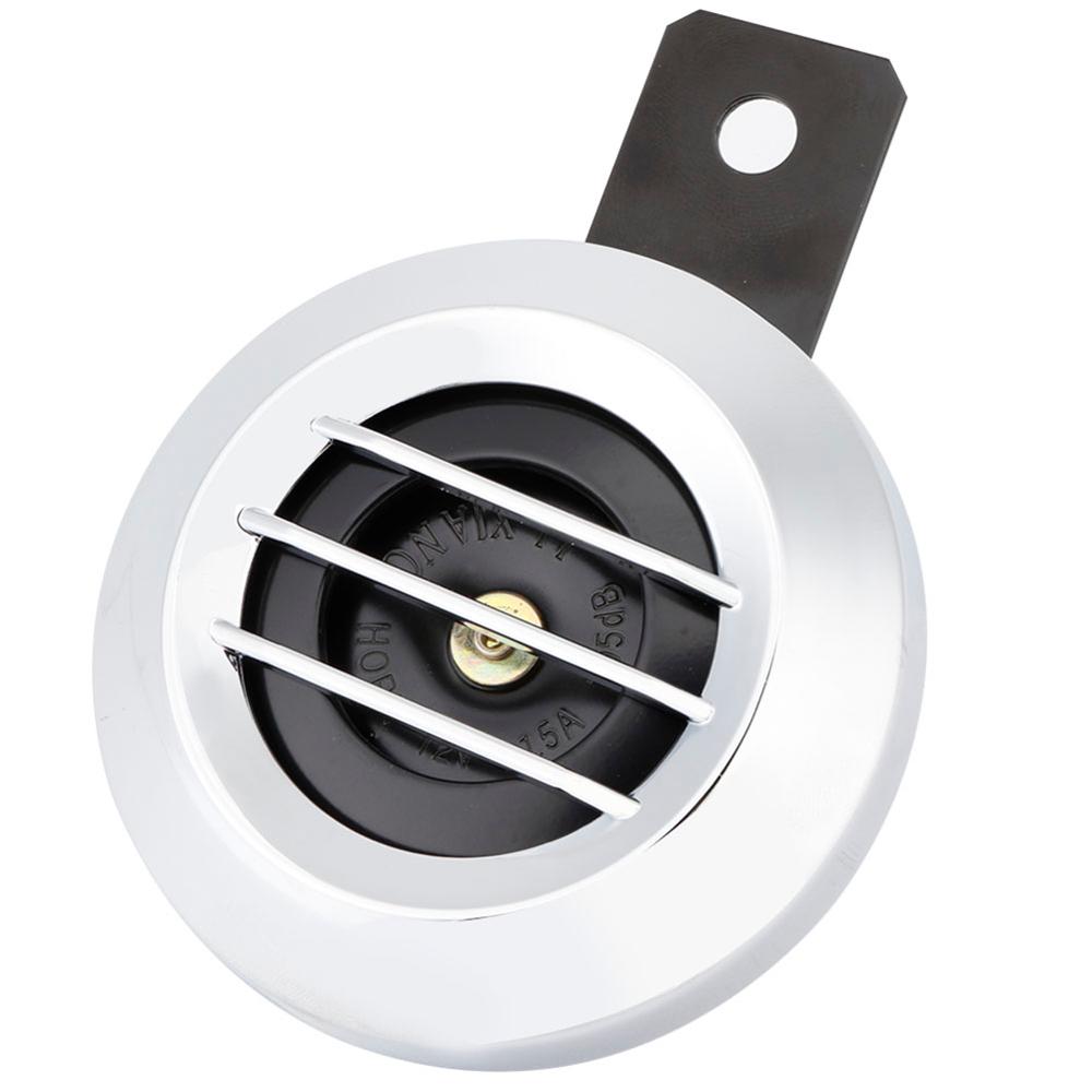 12V 110DB Universal Motorcycle Electric Loud Horn Siren Waterproof Round Horn Speaker