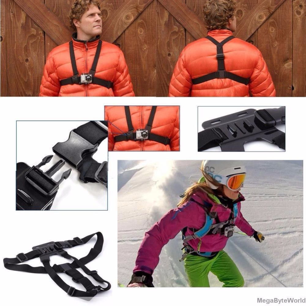 Adjustable Chest Body Harness Accessories Belt Strap Mount For Gopro Hero 5 Support All Action Sports Camera VeFly sport