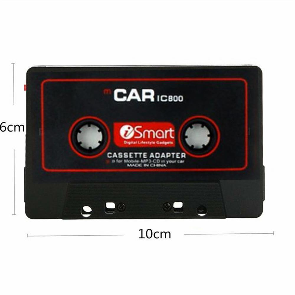 Adaptador de cinta de Cassette para coche, convertidor de reproductor Mp3 para iPod, iPhone, MP3, Cable auxiliar, reproductor de CD, enchufe Jack de 3,5mm