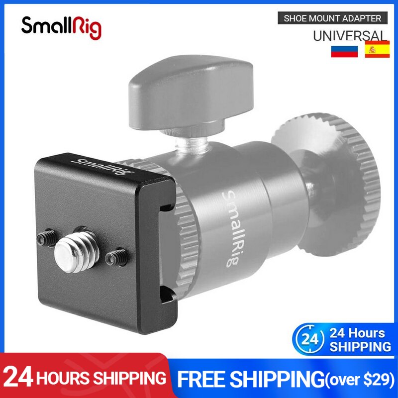 SmallRig uniwersalny zimno adapter robić montażu wspornik (2 sztuk paczka) z śrubin mocujące dla światło doprowadziło robić kamery mikrofon-2060