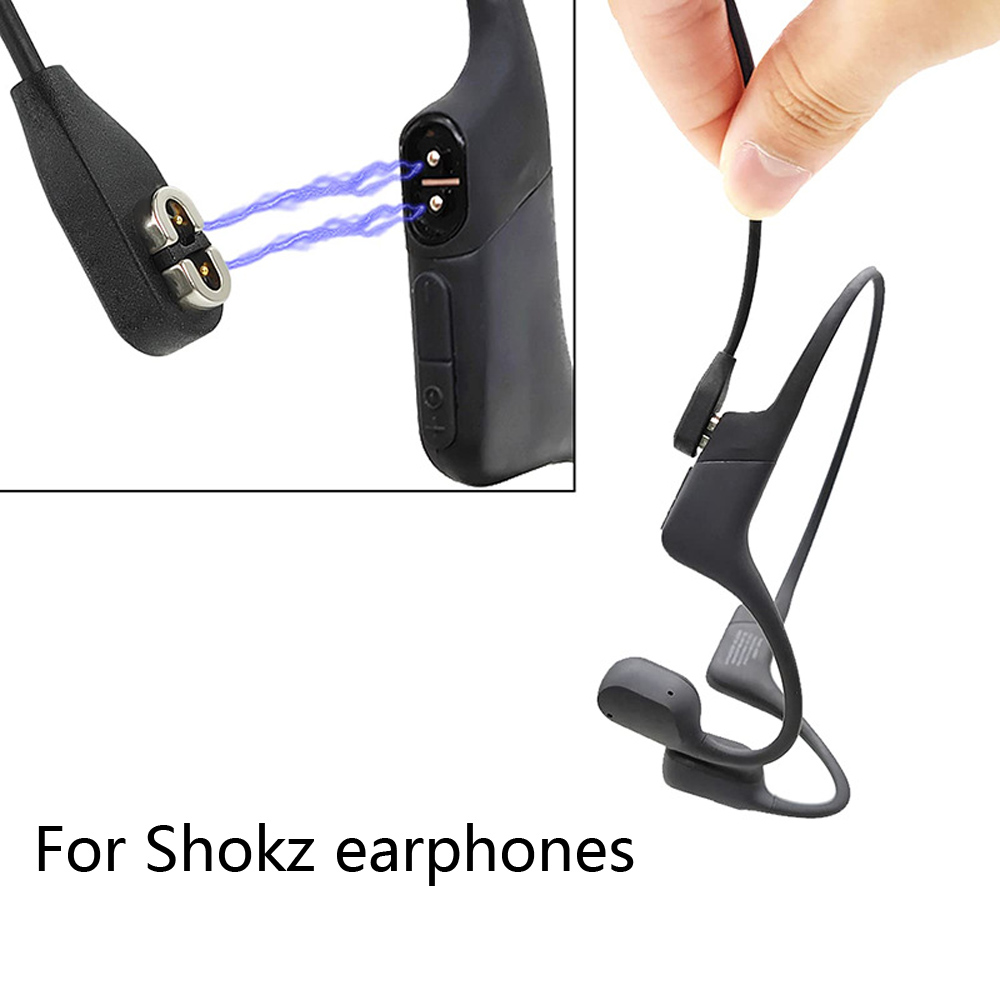 1pcs USB Headphone Fast Charging Cable For Shokz Aeropex AS800 S803 S810 OpenRun Pro ASC100SG Bone Conduction Headphone Magnetic