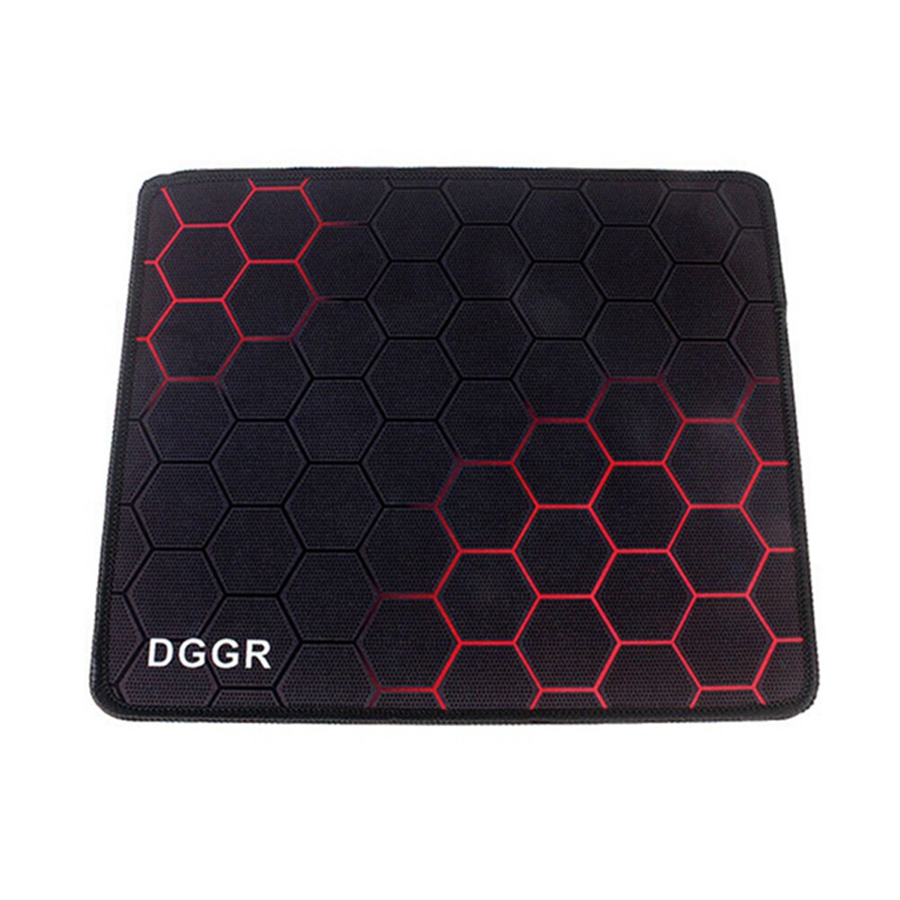 DGGR small Mouse Pad Classic hexagon graphics Gaming Mouse pad Anti-slip Natural Rubber with Locking Edge Gaming Mouse Mat
