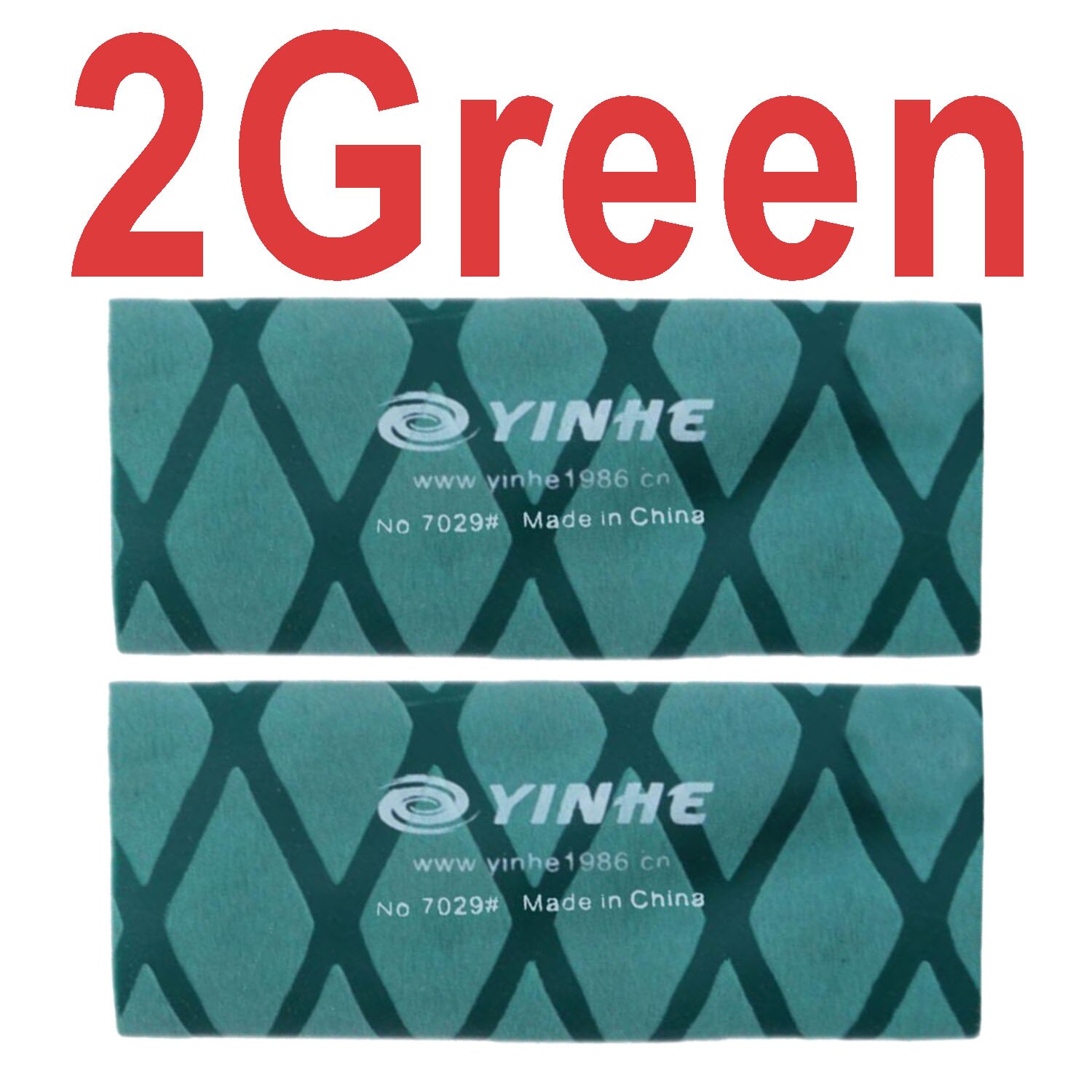 2pcs YINHE galaxy overgrip for table tennis racket handle tape heat-shrinkable ping pong set bat grips sweatband Accessories: YH 2Green