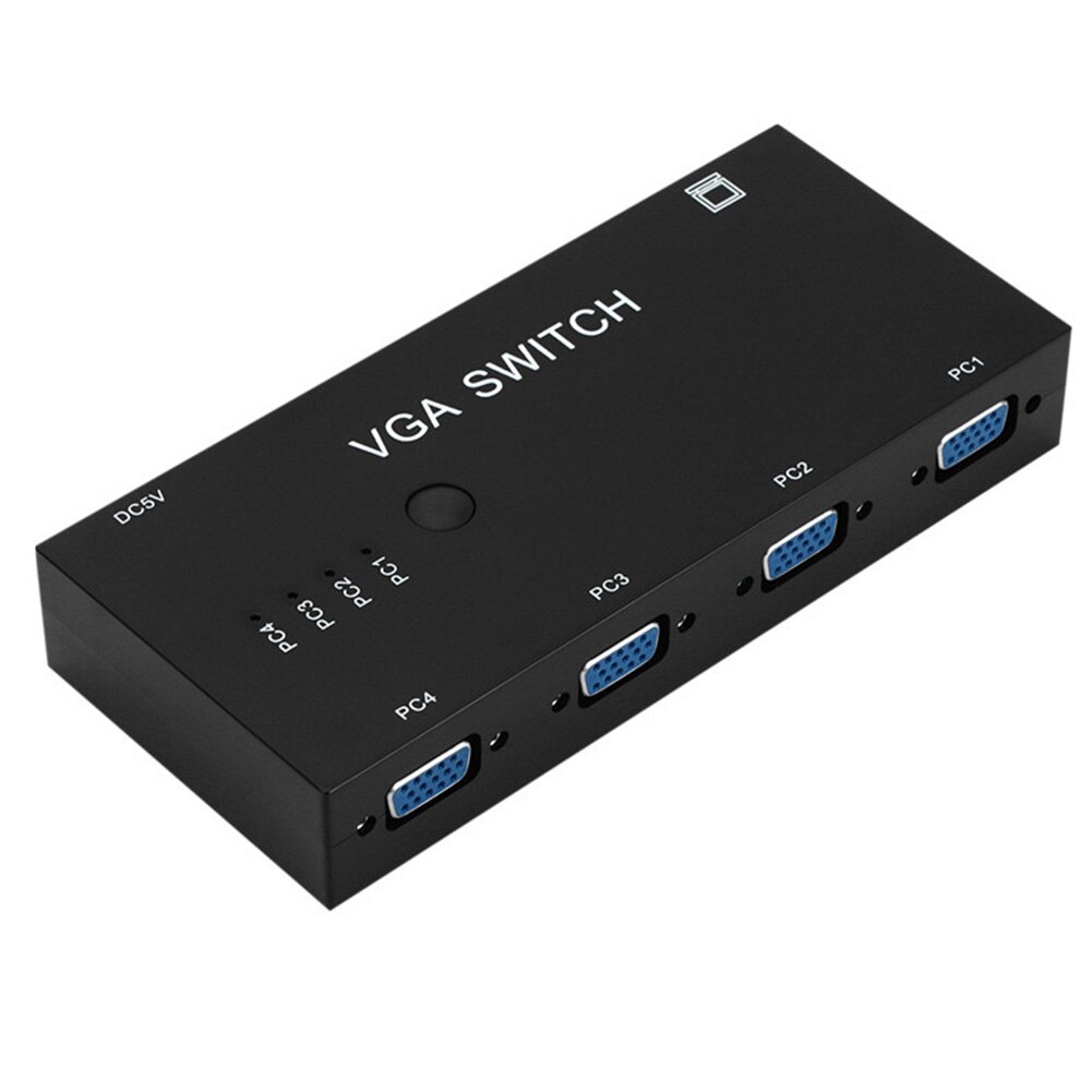 4 in 1 VGA Umschalter Heimat Für Laptop Stecker Und Spielen Projektoren Splitter Monitor Computer Zubehör HDMI Adapter Video Konverter