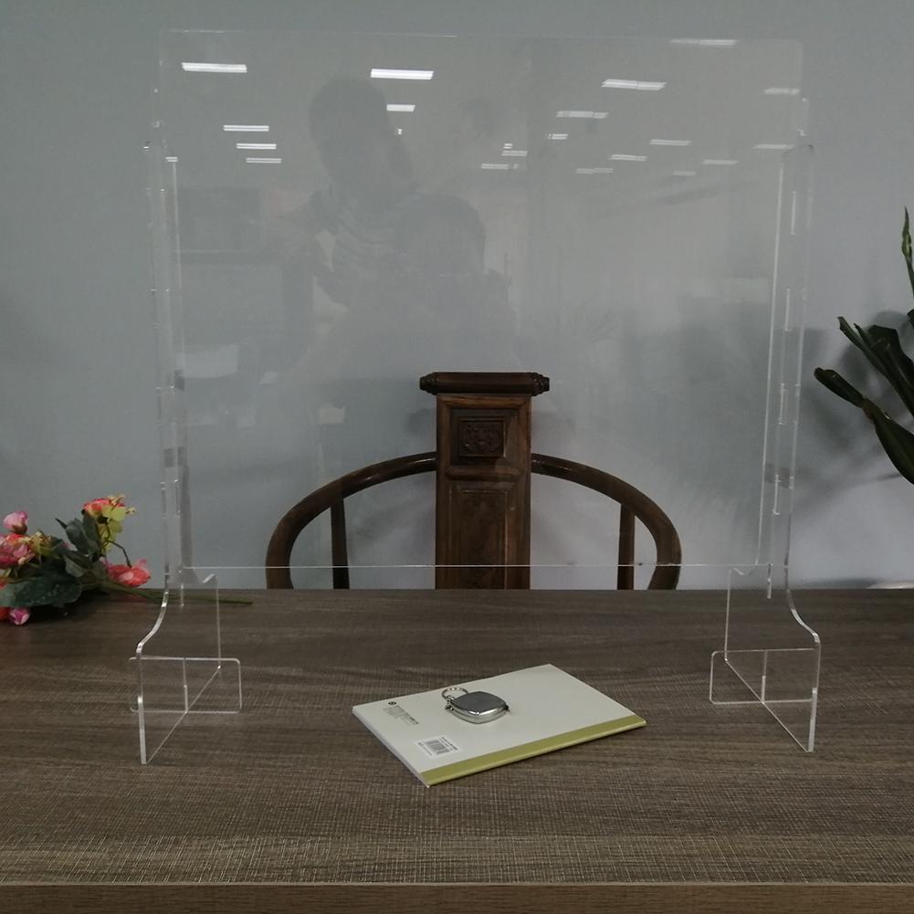 Acrylic Sneeze Guard Shield Clear Perfection Reception Side Counter Sprayed UV Cut Transparent Height Protection Screens