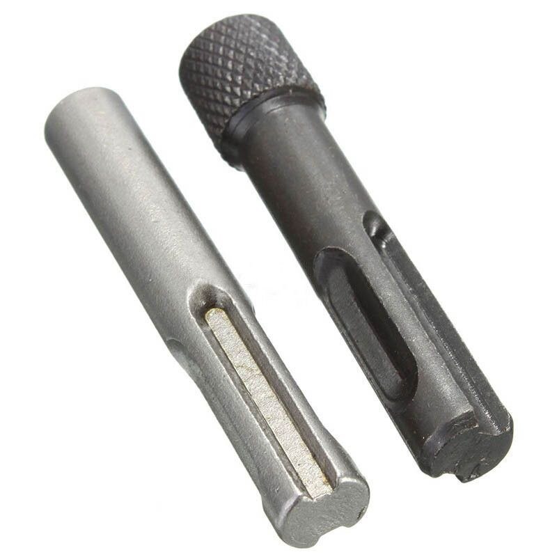 2 kpl 1/4in kuusiovarreinen poranterä istukkasovitin sds-muunnin sovitinmutterin iskuväänninsarja poraustyökaluille