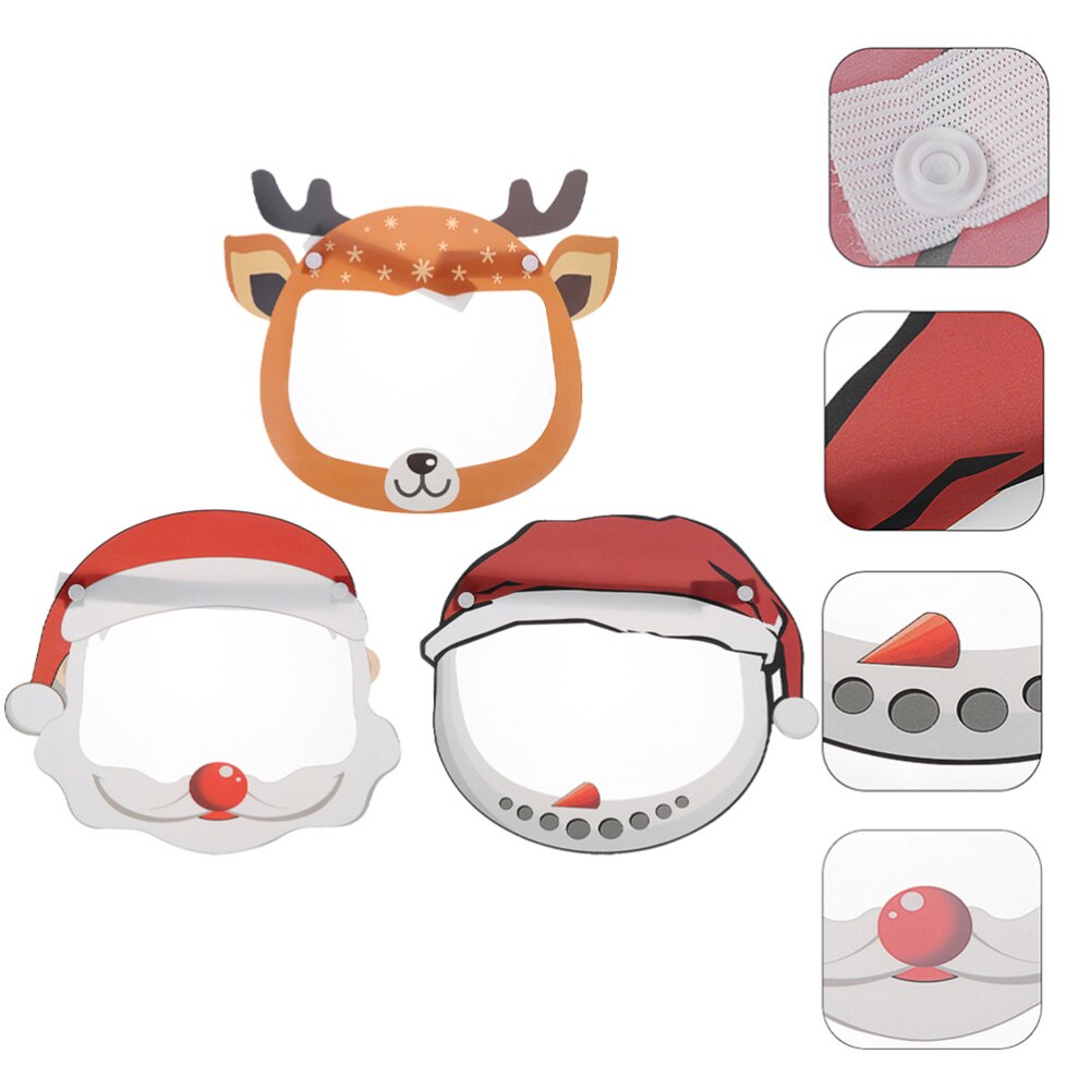 Mooie Duurzaam Anti-Kras Beschermende Kerst Maskers Kinderen Maskers Kinderen