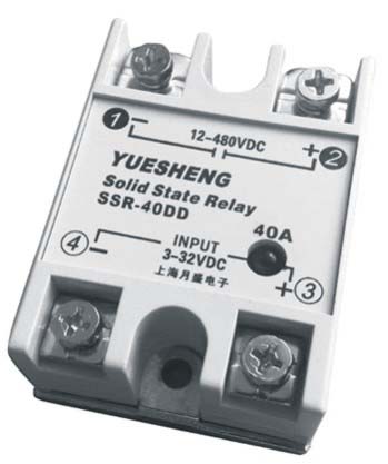 DC solid state-relay, SSR-40DD DC-relay, 40A