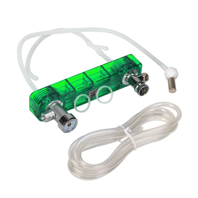 DIY CO2 Diffuser D501 Needle Valve Pressure Generator Kit Planted Aquarium Aquatic Landscaping CO2 Diffuser: GN