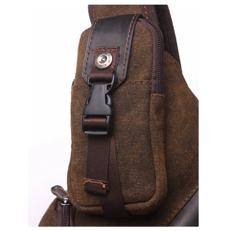 Mannen tas mode canvas borst tassen waterdichte reizen messenger tassen schouder crossbody voor mannen beroemde