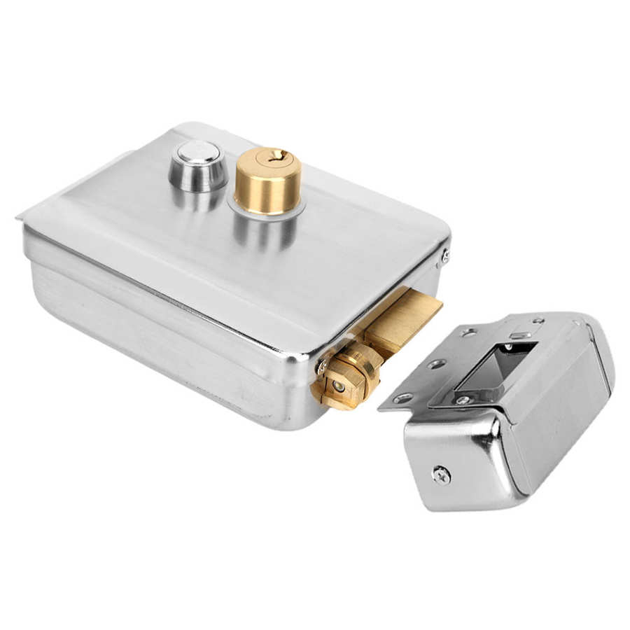 electronic door lock smart lock Double Electric Lock Anti‑Theft Doorlock Access Control Support Back Locking Left