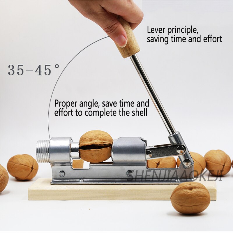 1pc Manual Walnut clip tool Mechanical whole grain peeling walnut clip Open walnut tool Food breaker