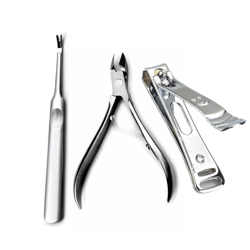 Nagelset manicure pedicureset nagelriemverwijderaar schaar nagel dode huid verwijderen gereedschap nagelriemduwer tondeuse ingegroeide nagelreiniger: Smtsett 009