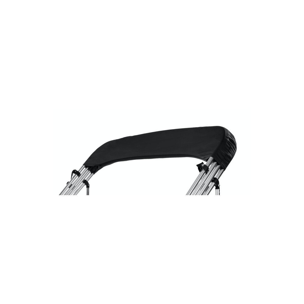 Carvid Marine Funda Bimini Con Cremallera. Poliéster Canvas 600D 120-130cm: Negro