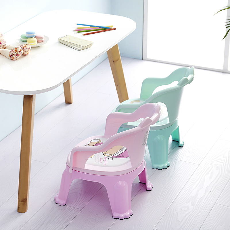 Babystol børnehave stol baby taburet spisestol børnemøbler dejlige med bærbar ryglæn