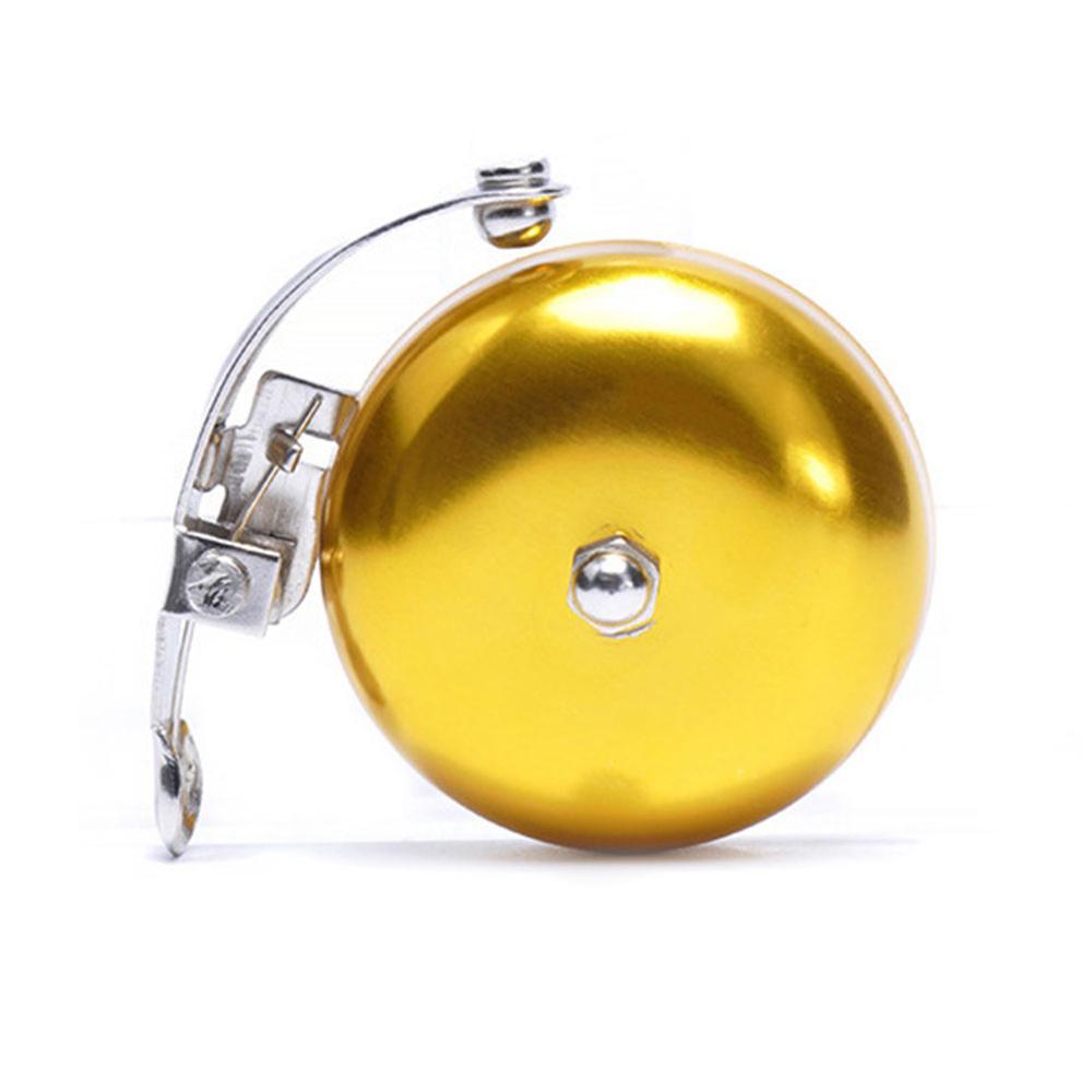 Bicycle Bell Aluminum Alloy Retro Crisp Clear Sound Bike horn Warning Bell Universal MTB Road Mountain Bikes Accessories: gold