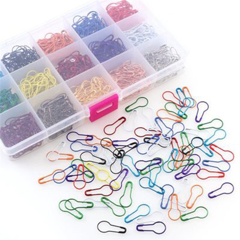 Lock Pins Plastic Ring Pin Locking Stitch Marker Markers for Knitting Crochet DIY Apparel Sewing 100pcs/300pcs/600pcs