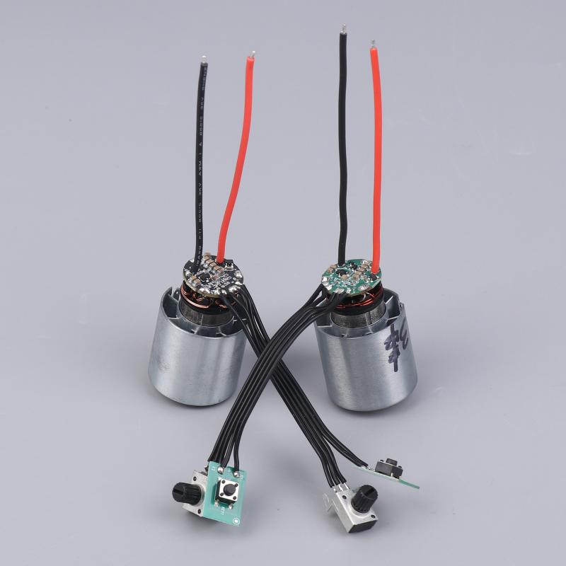 Silnik bezszczotkowy BLDC o dużej mocy 2S/3S DC 7.4V 12V z sterownikiem, regulacją prędkości, metalowy bezszczotkowy wentylator kanałowy