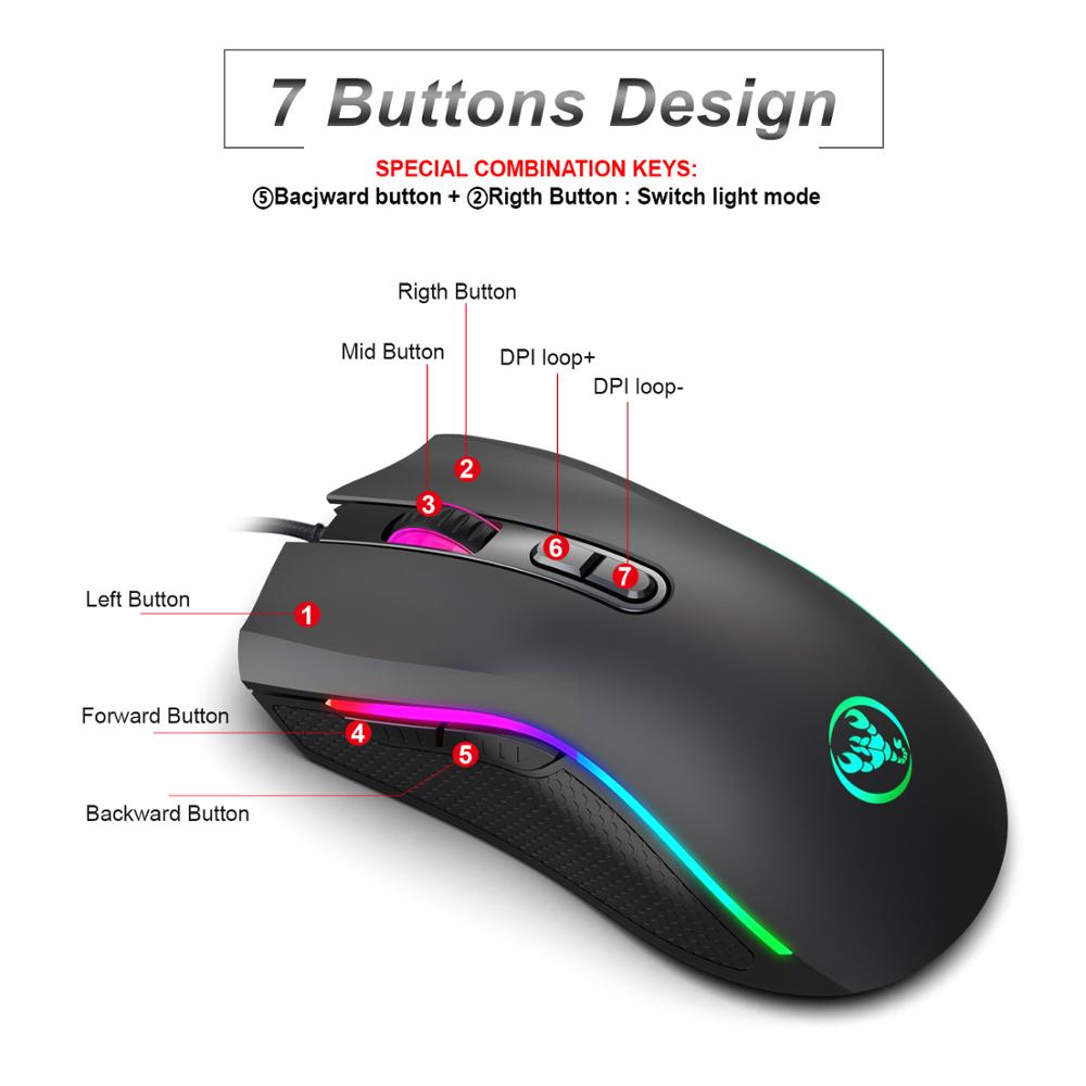 One-Handed Gaming Keyboard Mouse Set RGB Backlit Portable Mini Gaming Keypad Mice Game Controller 7200Dpi for PC PS4 Xbox Gamer