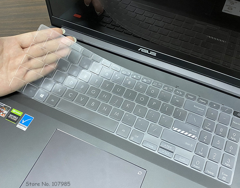 Laptop Clear Transparante Tpu Siliconen Toetsenbord Cover Skin Protector Voor Asus Vivobook Pro 15 Oled K3500 M3500: TPU