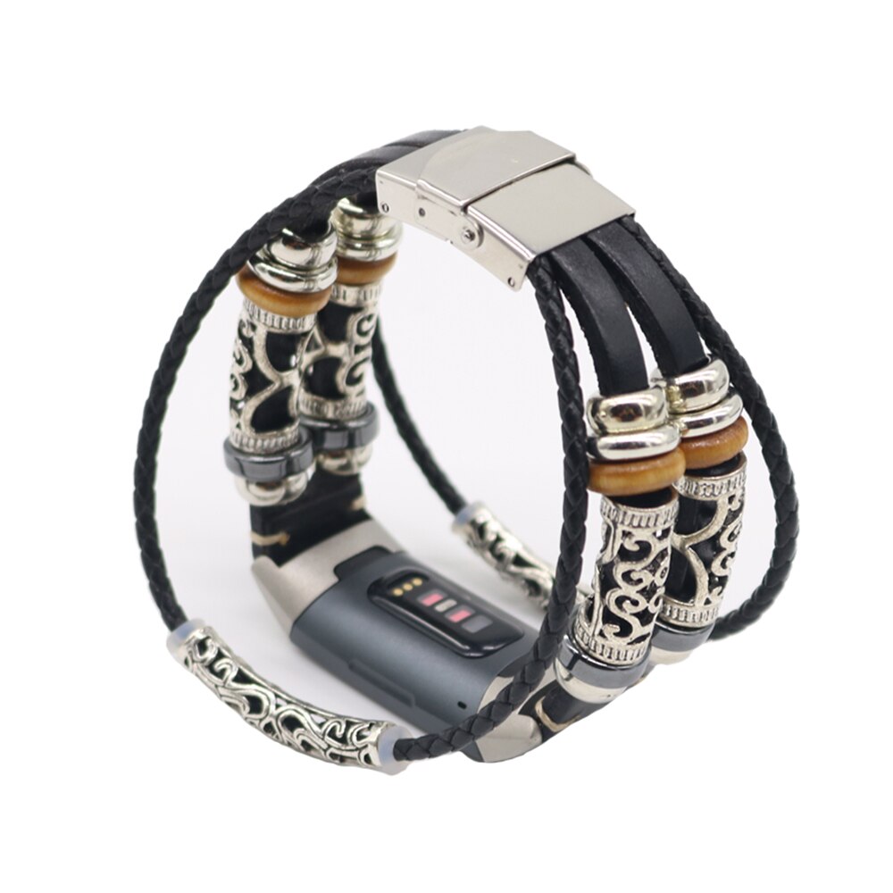 Retro Leder Armband armband für Fitbit Gebühr 3 Band Ersatz Uhr Band für Fitbit Gebühr 3 Smart Armband Zubehör