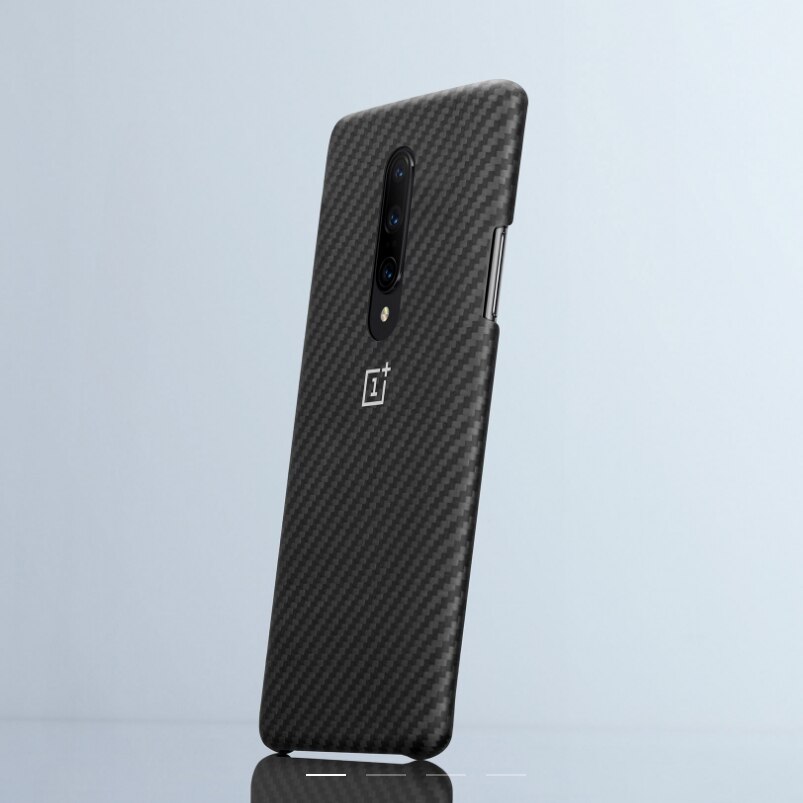 Sottile in fibra di carbonio della copertura posteriore del respingente per OnePlus 7 pro custodia originale accessori karbon conchiglia