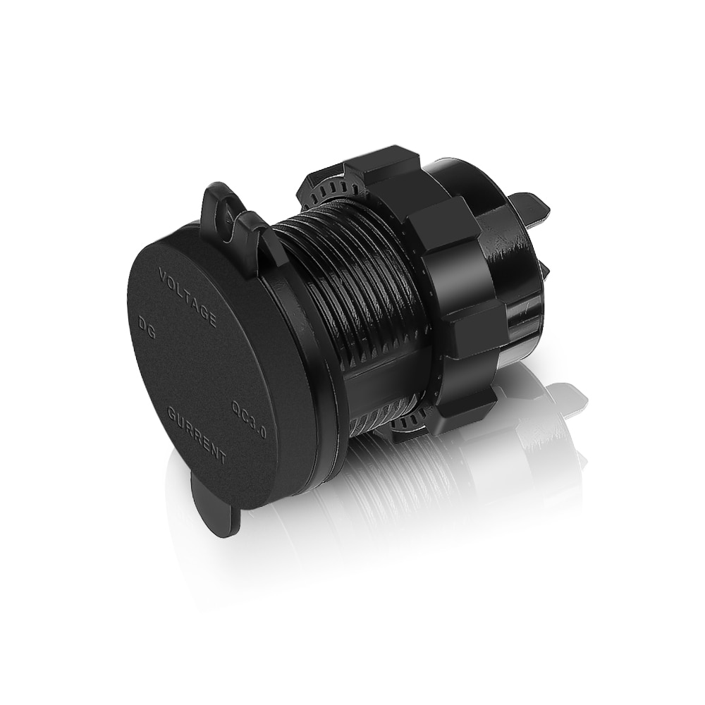 Kebidu Universal 5 V/3A QC 3,0 cargador de coche USB encendedor adaptador de enchufe cargador de coche voltímetro amperímetro para teléfono Móvil