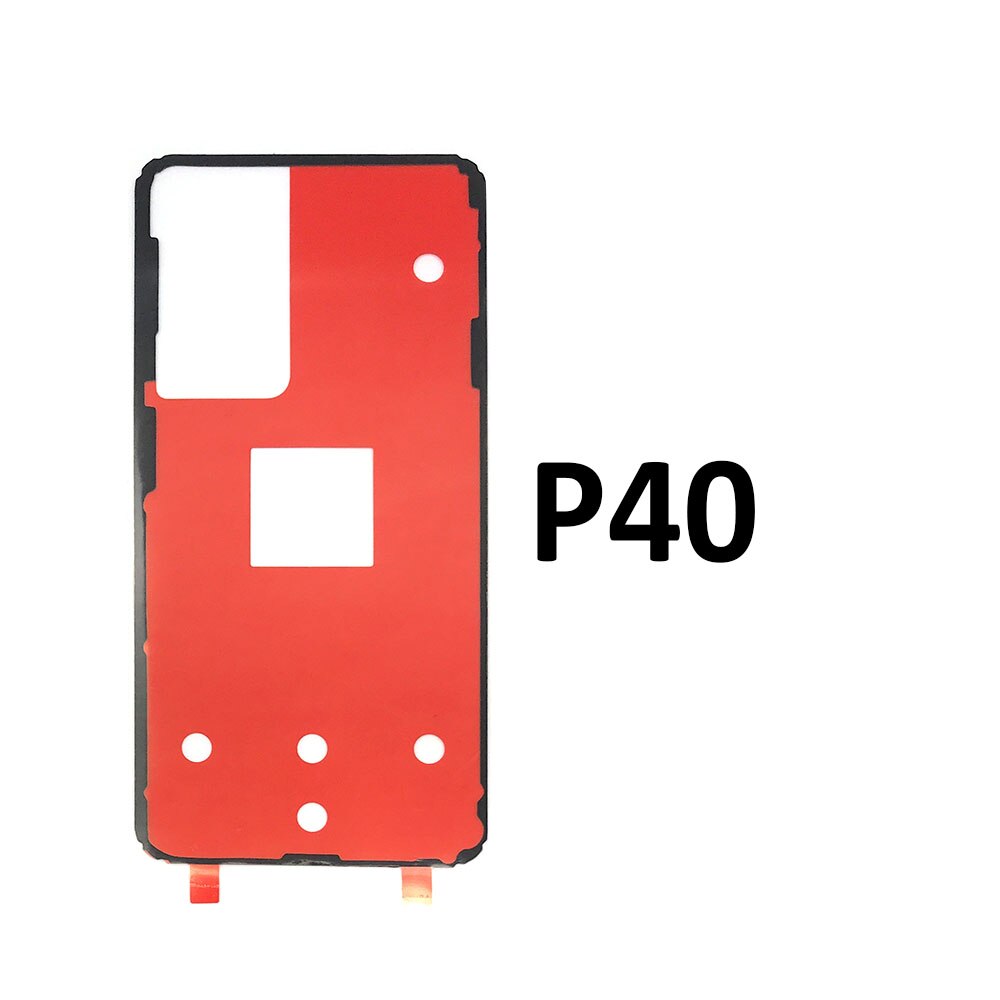 2 sztuk naklejki samoprzylepne powrót obudowa pokrywa baterii taśma klejąca do Huawei Honor 9 10 8X 30 20 20i Nova 3 6 P30 P40 P10 P20 Lite Pro: P40