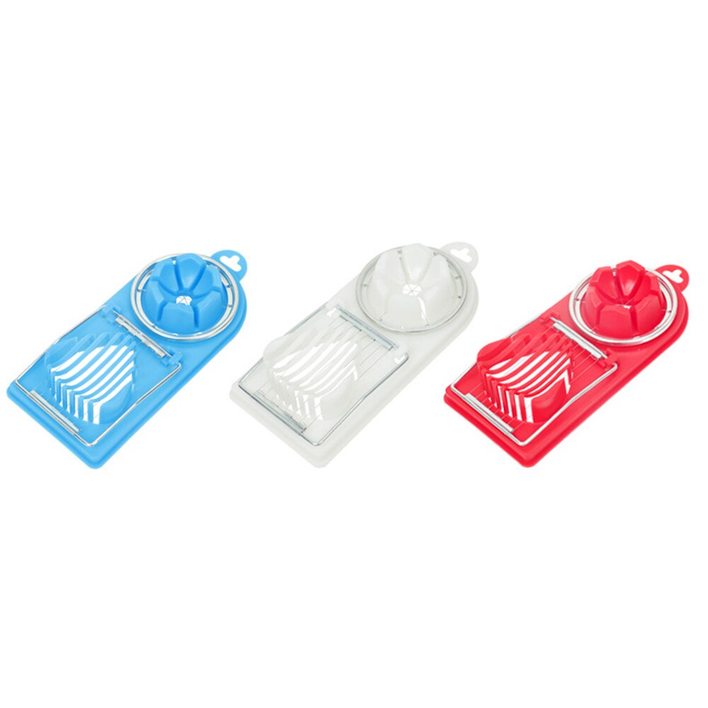 2Pcs Egg Cutter Multi-Functional Egg Slicer 2in1 Kitchen Tool Eggs Cutting Gadgets Egg Splitter Cooking Tools