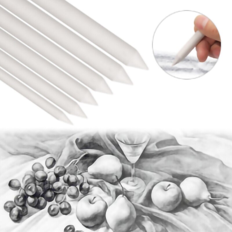 Papel de lija para bocetos, 8 Uds., lápiz para dibujar y dibujar, lápiz para difuminar y difuminar, utensilio para dibujo artístico de bolígrafo
