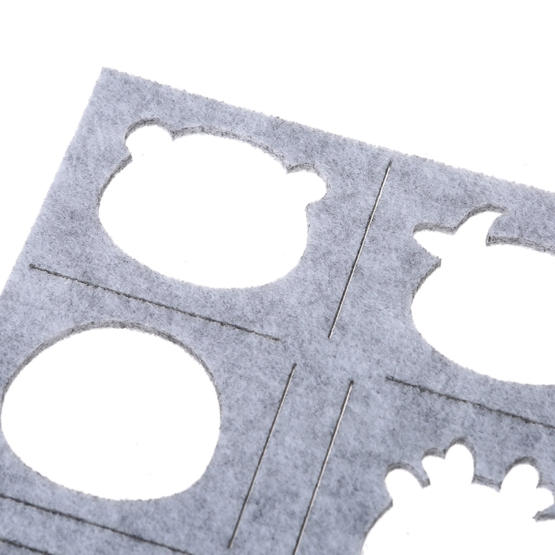 Colorful Felt Needle Felting Molds DIY Felt Template Stencil Applique Handcraft