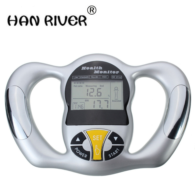 Mini Digitale LCD Draagbare Digitale Handheld Body Mass Index BMI Meter Gezondheid Vet Analyzer Monitor