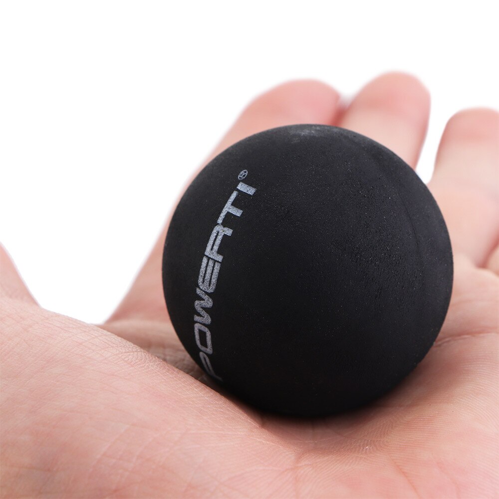 1Pc Squash Bal Twee-Gele Stippen Lage Snelheid Sport Rubber Balls Training Concurrentie Squash Bal Speler Training tool