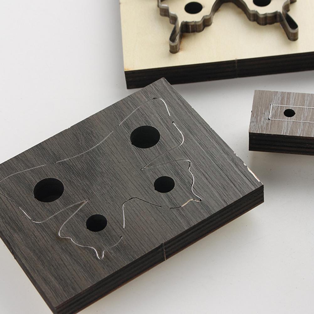 Leather Die Cutter Japan Steel Blade Wooden Die Leather Template Cutting Craft Tools Japan Mould Knife Die Cutter F4d5