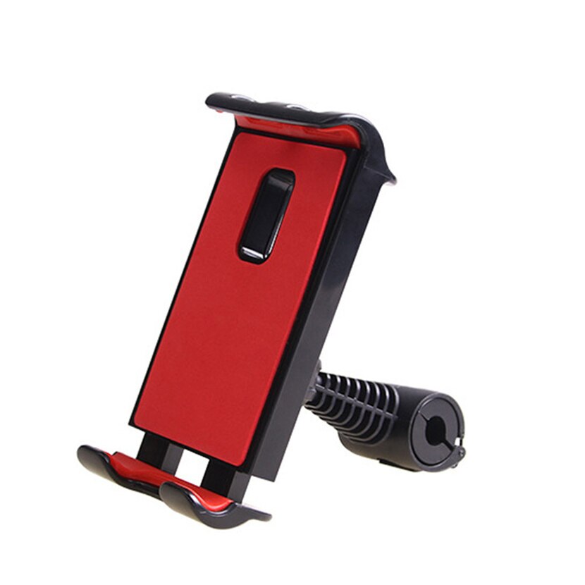 Car Tablet Phone Holder Stand Seat Ajustable iPad Stand Car Phone Holder For Headrest 360 Rotation Mobile Phone Mount Holder: Red