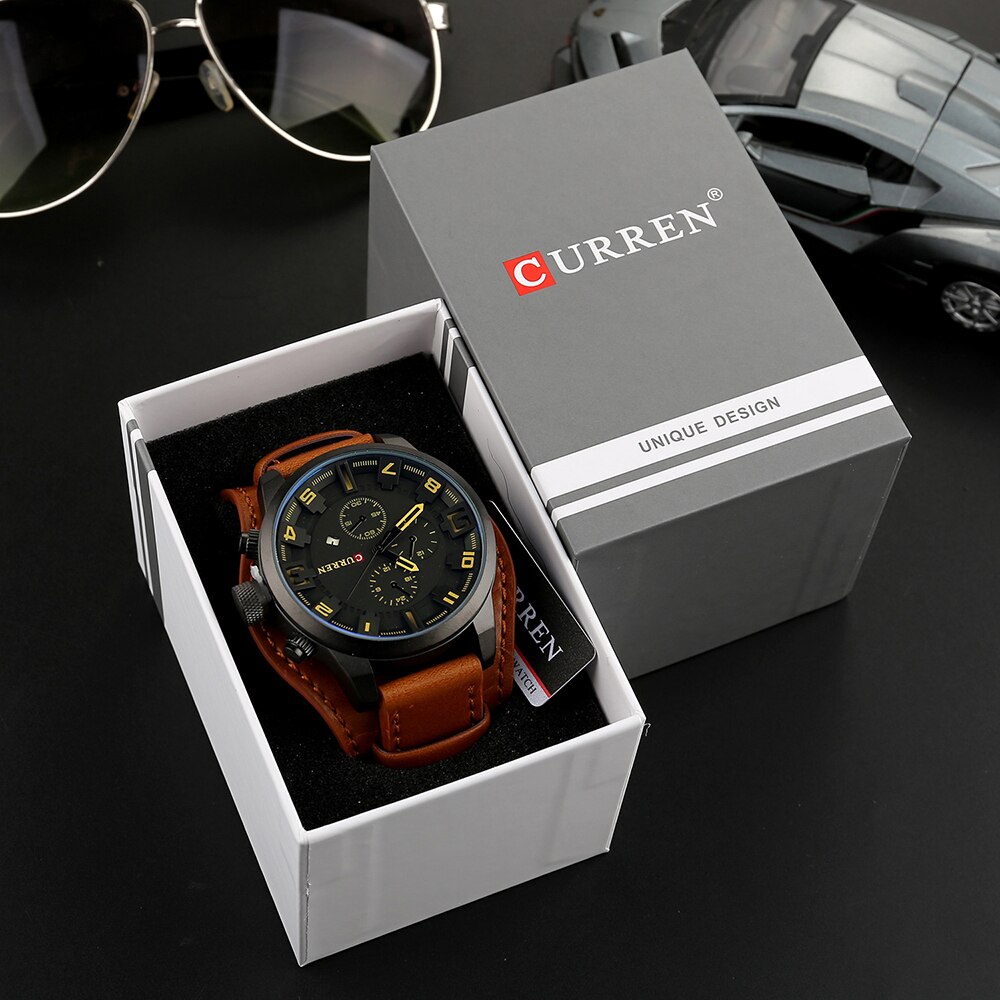 Curren Horloge Geschenkdoos Ingebouwde Spons Horloges Vierkante Verpakking Dozen Accessoires Voor Mannen Vrouwen Horloge Box Case