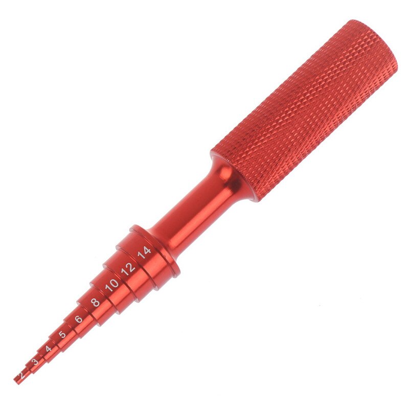 1 stk gear aftrækker rc-leje navholder demonteringsværktøj bor type 2 3 4 5 6 8 10 12 14mm passer til kuglelejer modelværktøj: Rd