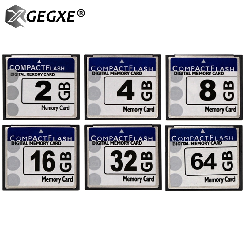 XGEGXE 133X Digital Memory Card 256MB 512MB 1GB 2GB 4GB 8GB 16GB 32GB 64GB CF Card 128GB Compact Flash Card