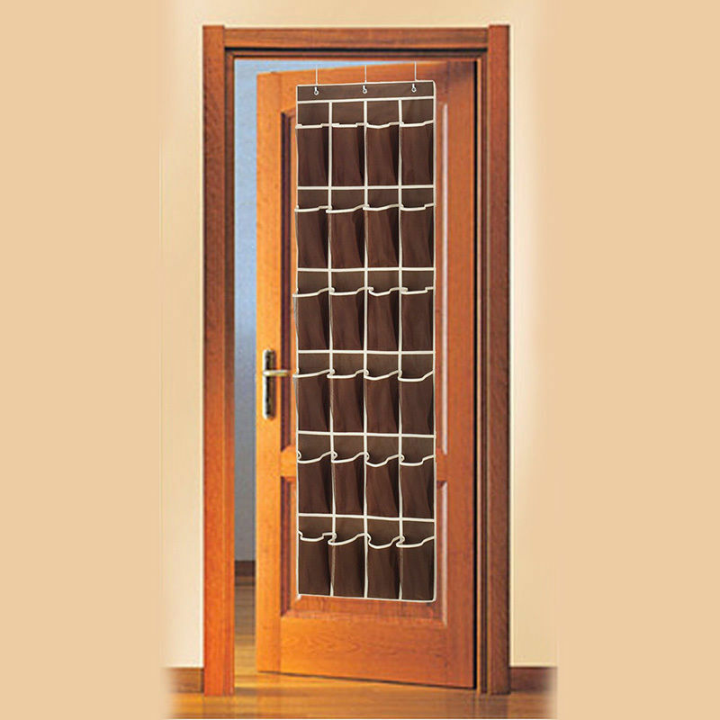 24 Pocket Ruimte Schoen Deur Opknoping Organisator Rack Muur Zak Opslag Closet Holder Organizer