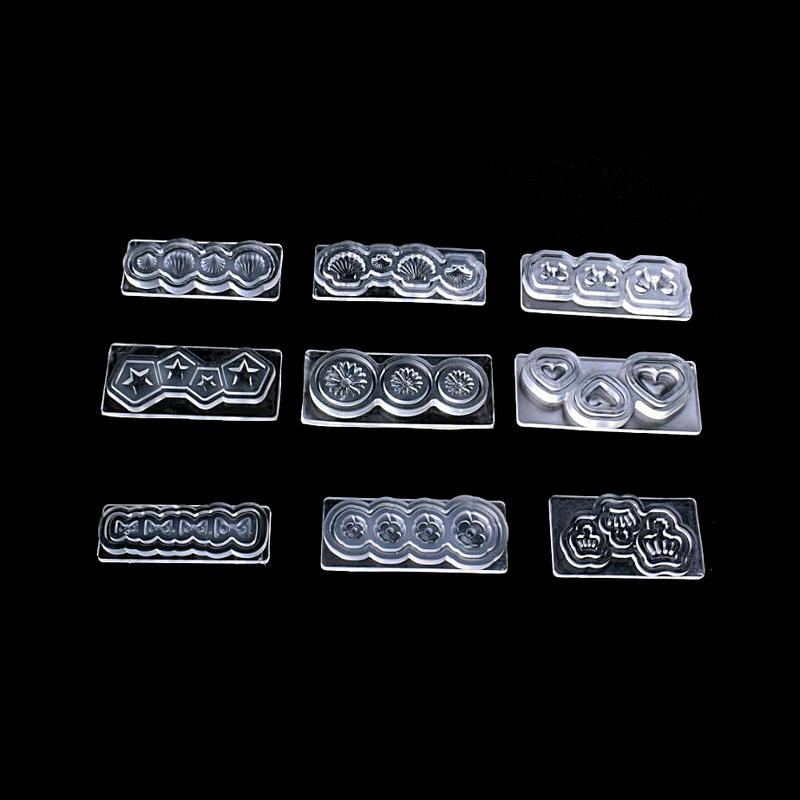 Mini Heart Seashell Resin Cabochon DIY Tool Silicone Molds Tiny Nail Bows Decors Resin Jewelry Flowers Charms Transparent Mold