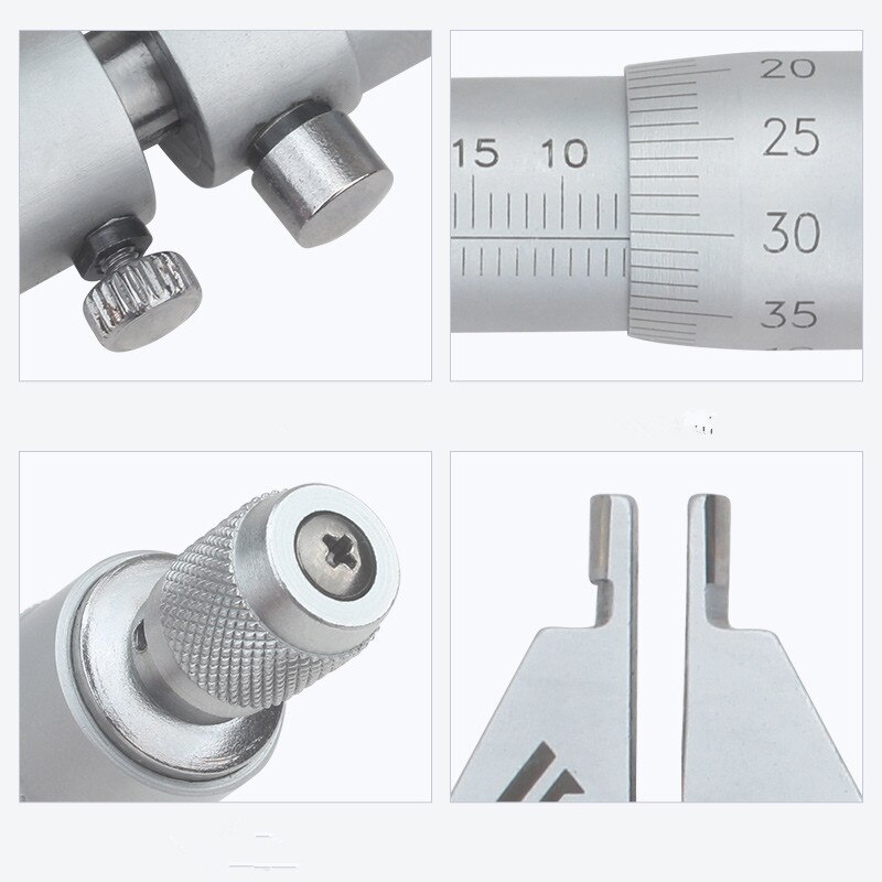 5-30/25-50/50-75/75-100mm/100-125mm/125-150mm/150-175mm Inside Micrometer Screw Gauge Metric Micrometers Carbide Measuring Tools