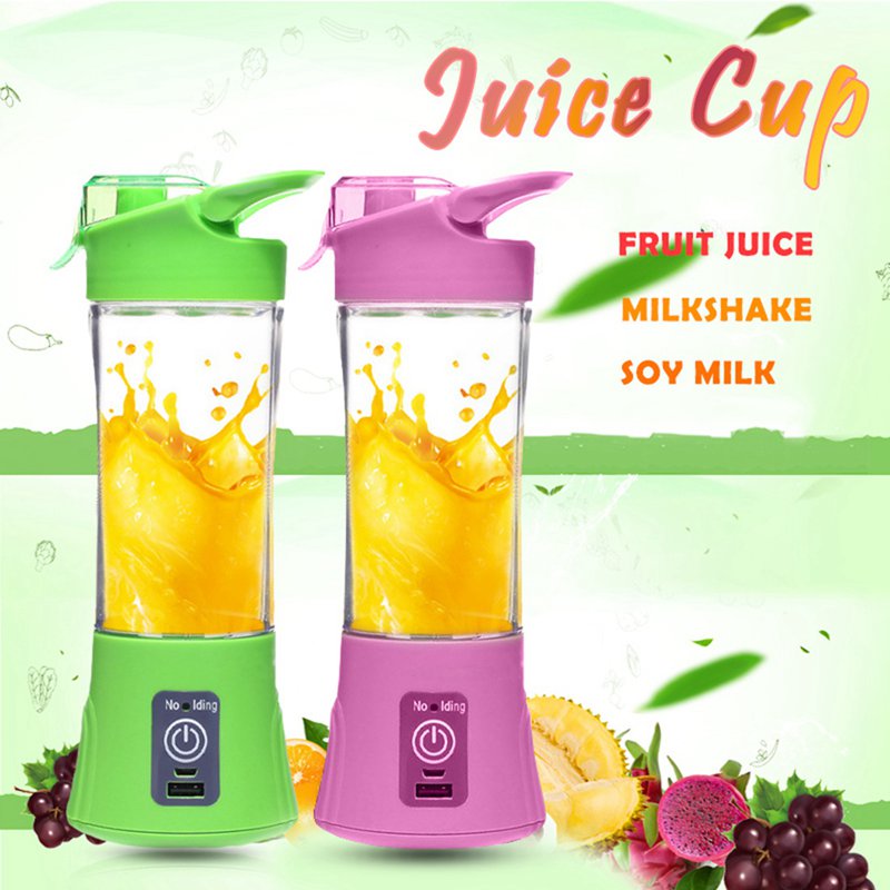 Mode Oplaadbare Juicer Multifunctionele Elektrische Sap Cup Thuis Draagbare Sap Cup Mini Fruit Juicer