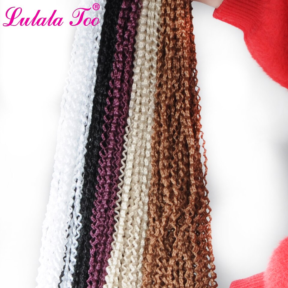 Zizi Braids Synthetic Crochet Box Braids Hair Extensions Zizi Braiding Hair For Women Blonde Balck Grey Red Pink Blue