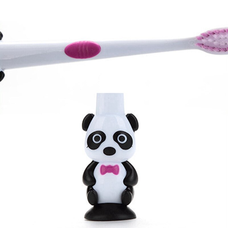 1/3/6 pçs crianças dos desenhos animados do bebê bonito macio-bristled escova de dentes crianças formação boca limpa panda forma venda quente: 1PCS