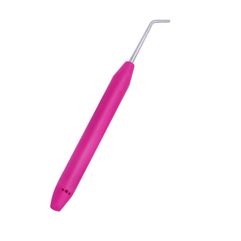 1 Pc Breien Loom Haak Haaknaald Voor Knifty Knitter Breien Loom Haak Tool Met Rubberen Handvat Breien Gereedschap: Donkergrijs