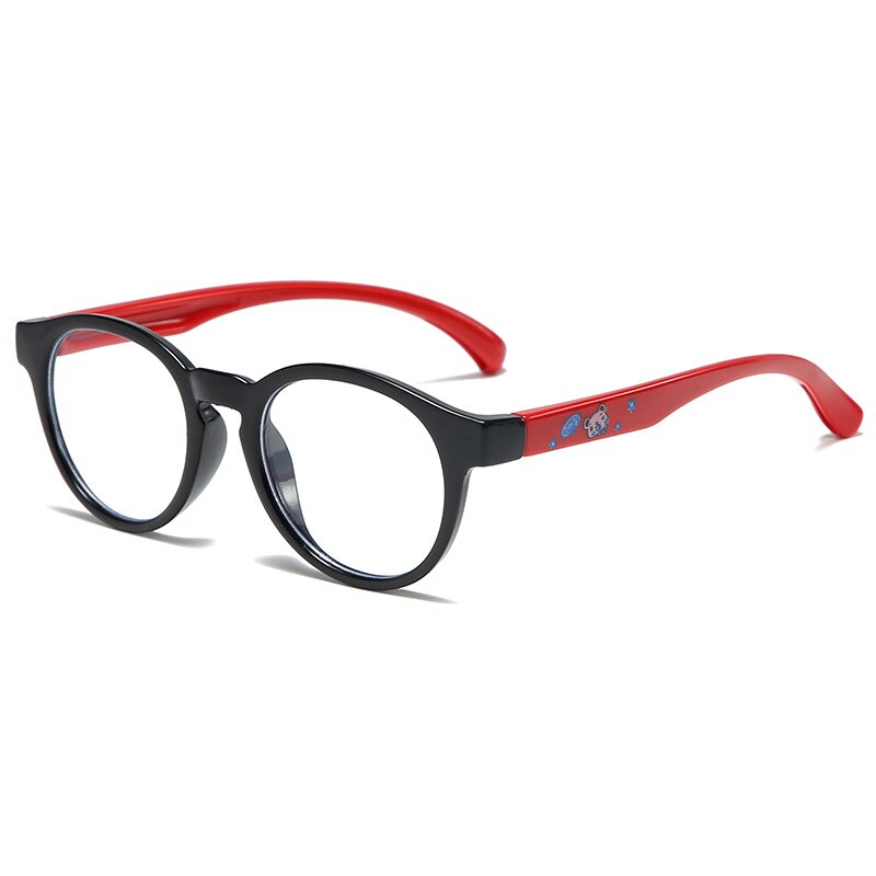 Blå lys blokerende briller børn dreng pige firkantet computer briller klar linse optiske briller ramme  uv400 oculos garfas: 5