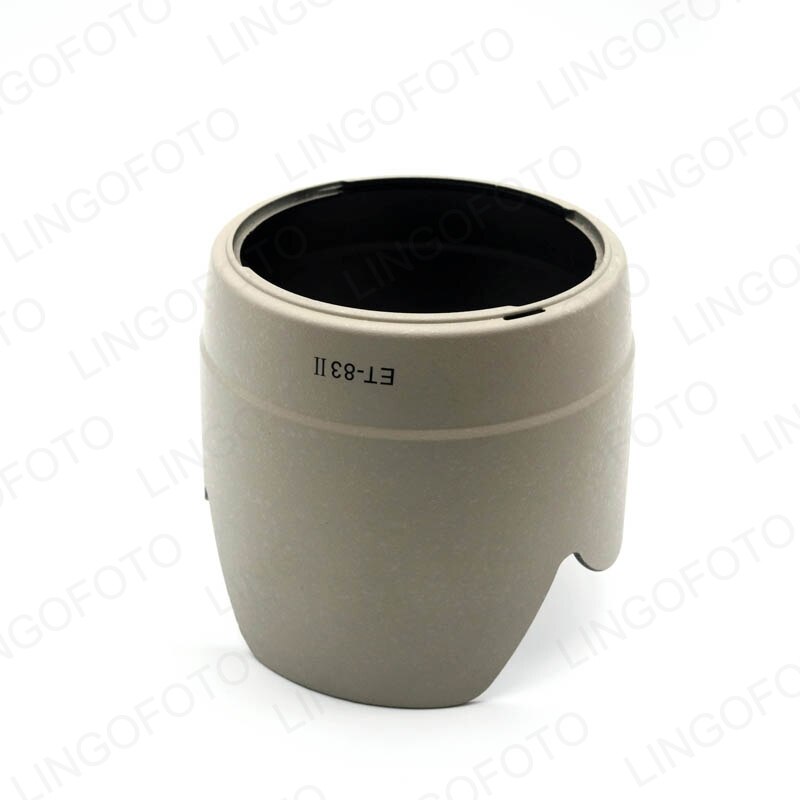 White Lens Hood Tulip Flower Shade for Canon 70-200mm USM Non-IS 77mm(ET-83II)