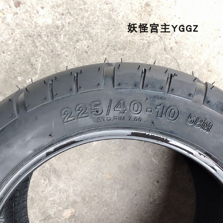 225/40-10 Tyre 10inch 6PR Electric Scooter Vacuum Tires For Harley Chinese Bike ATV bike