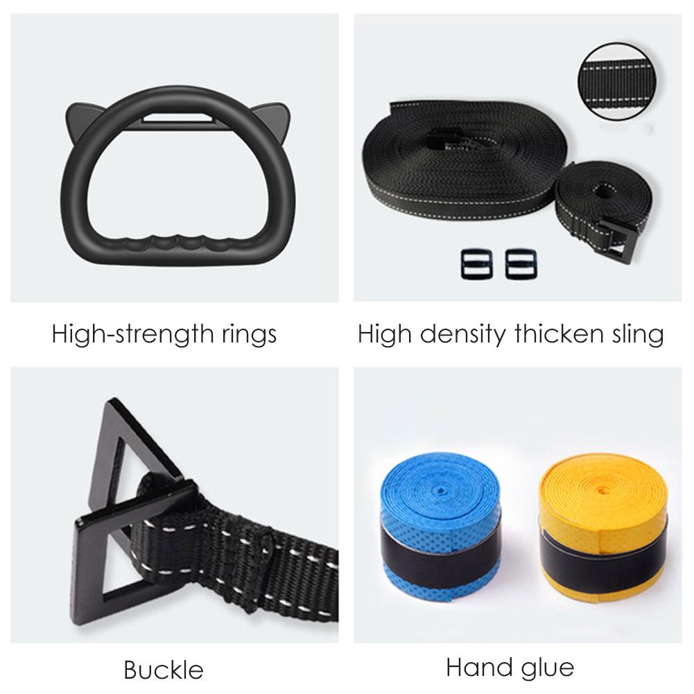 Nylon Kids Gym Ring Adjustable Non-slip Children Training Equipment